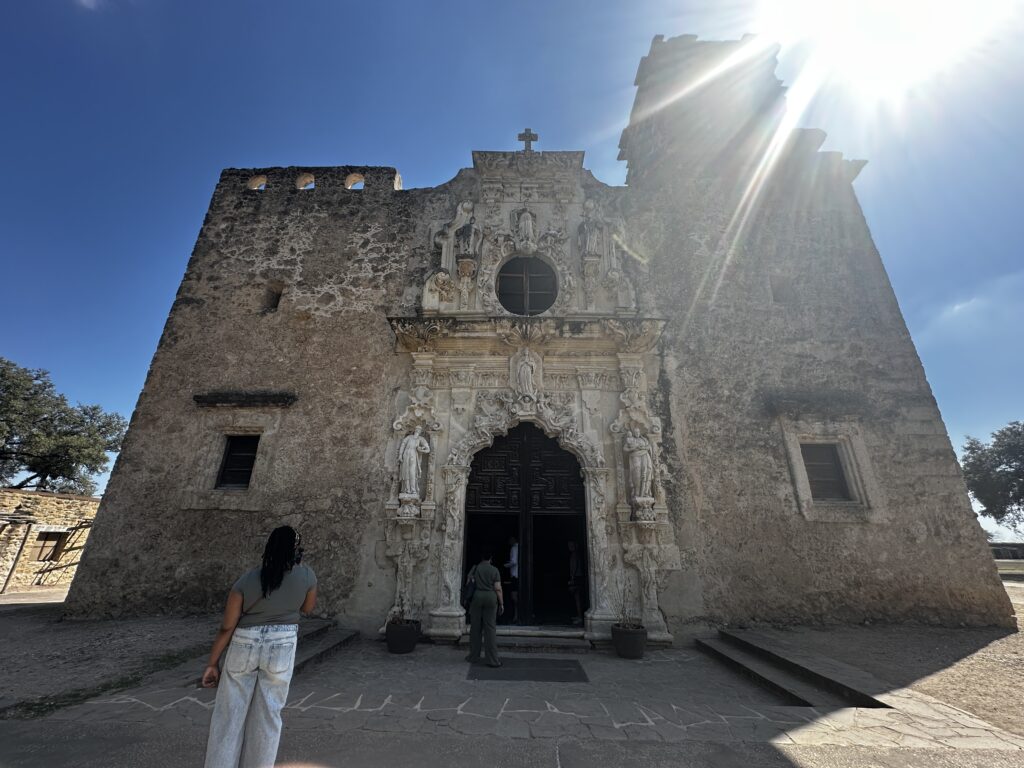 San Antonio Mission San Jose UNESCO World Heritage Site church exterior